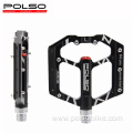 Flat Bike Pedals 3Bearing Ultralight Pedal with Cleats